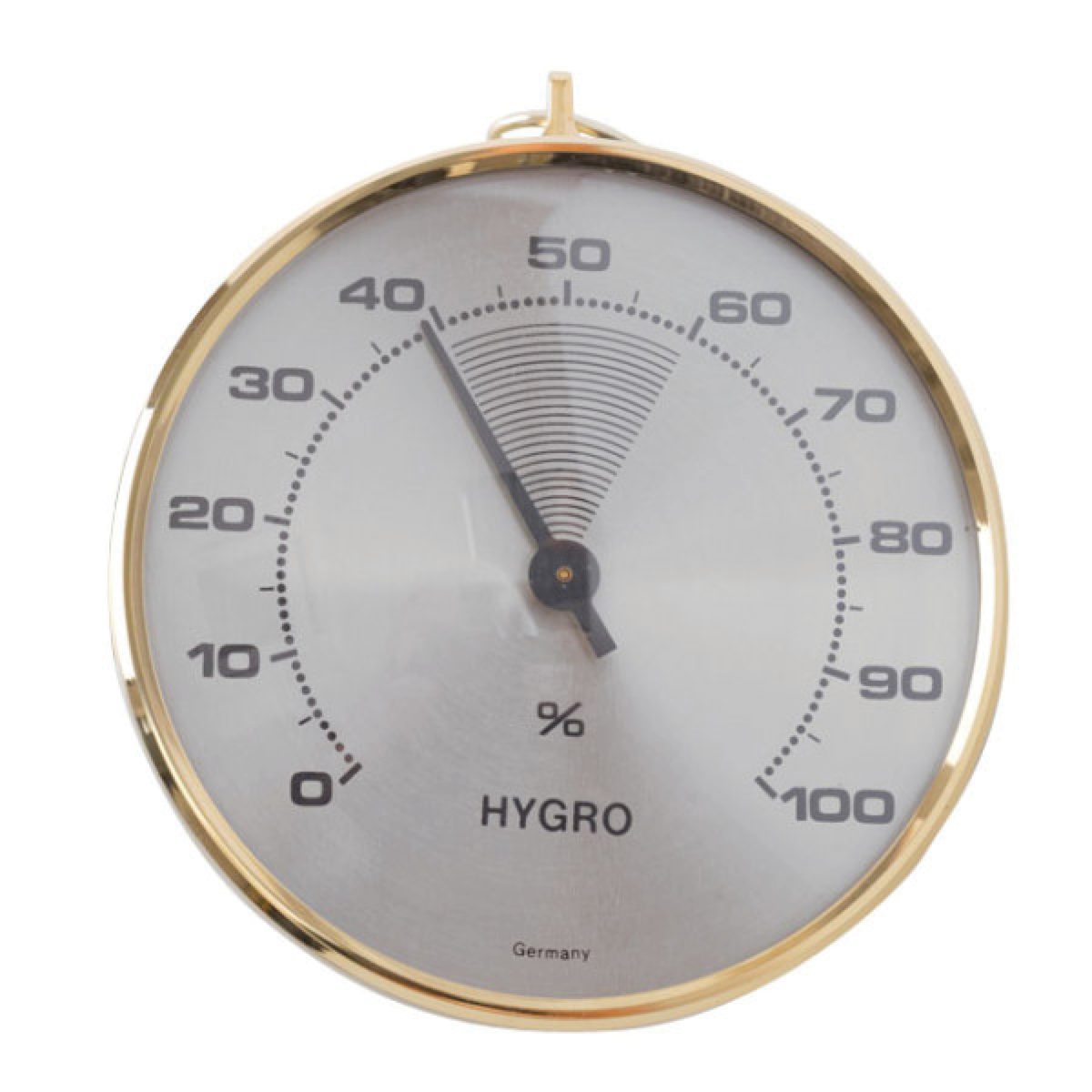 Hygromètre métallique mural – Image 1