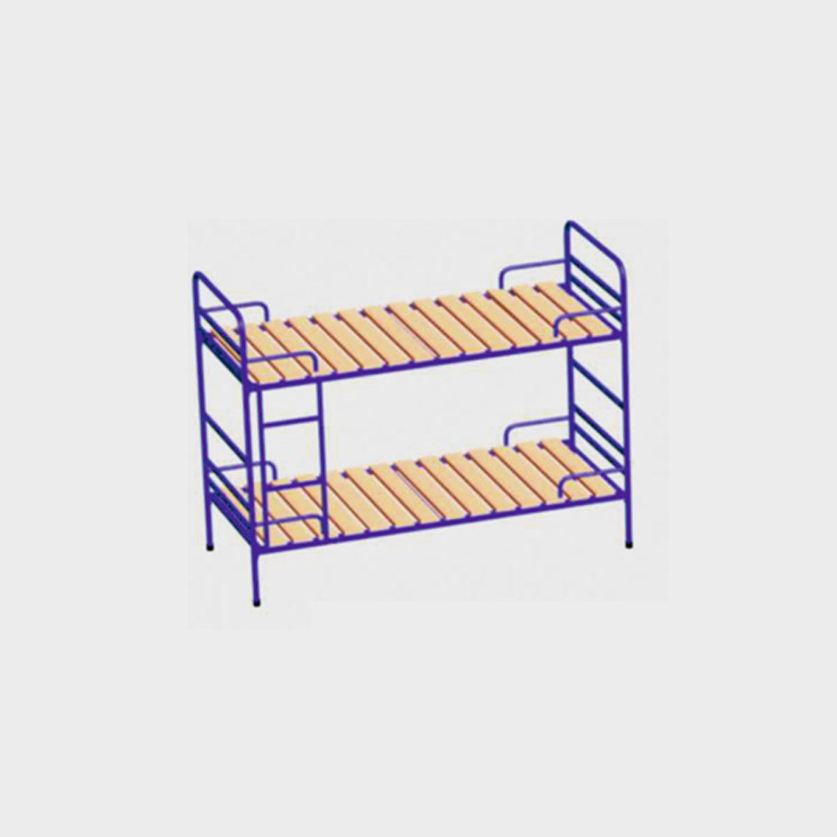 Lit Superposé en litière en bois – Image 1