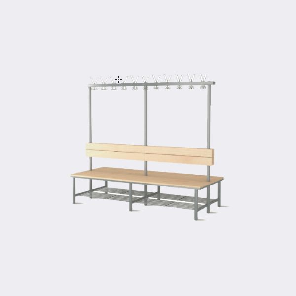 Banc Porte Manteau Double