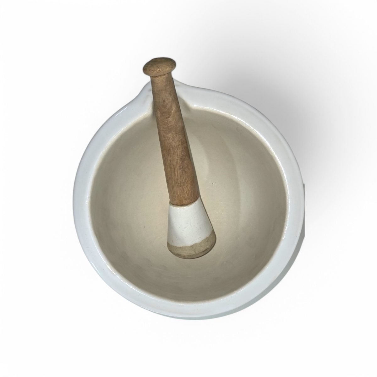 Mortier et pilon en bois 900ml – Image 2