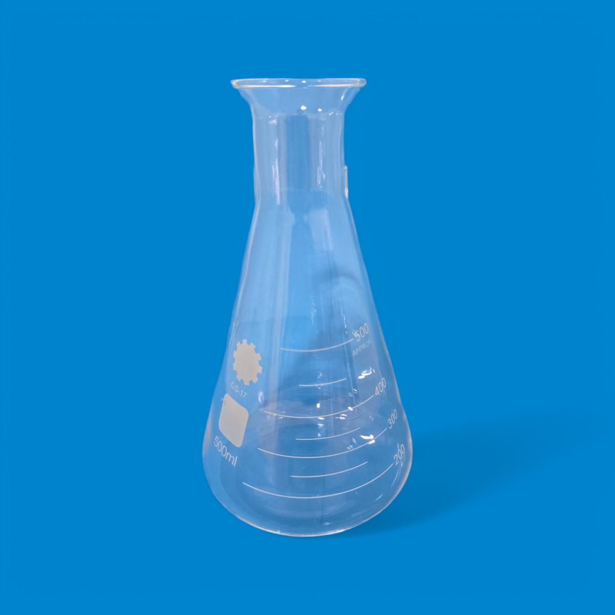 Erlenmeyer 500 ml (Col évasé) GG17 – Image 1