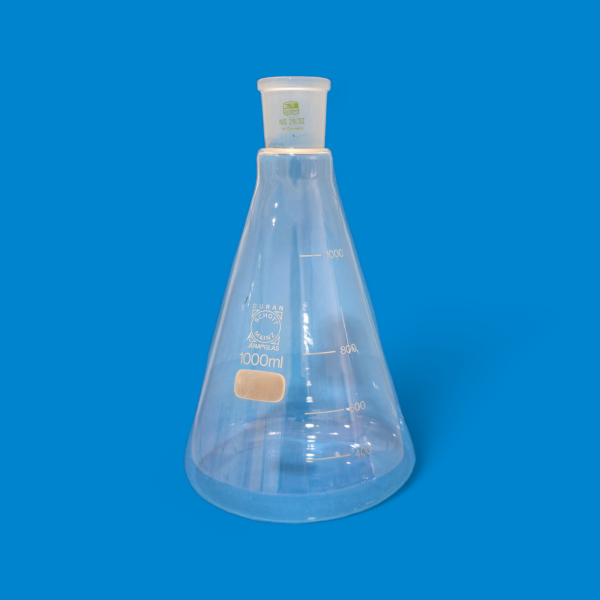Erlenmeyer 1000 ml (Col rodé 29.32) DURAN SCHOTT