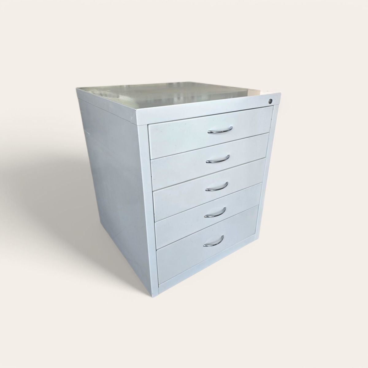 Meuble sous Paillasses métallique 5 Tiroirs – Image 1