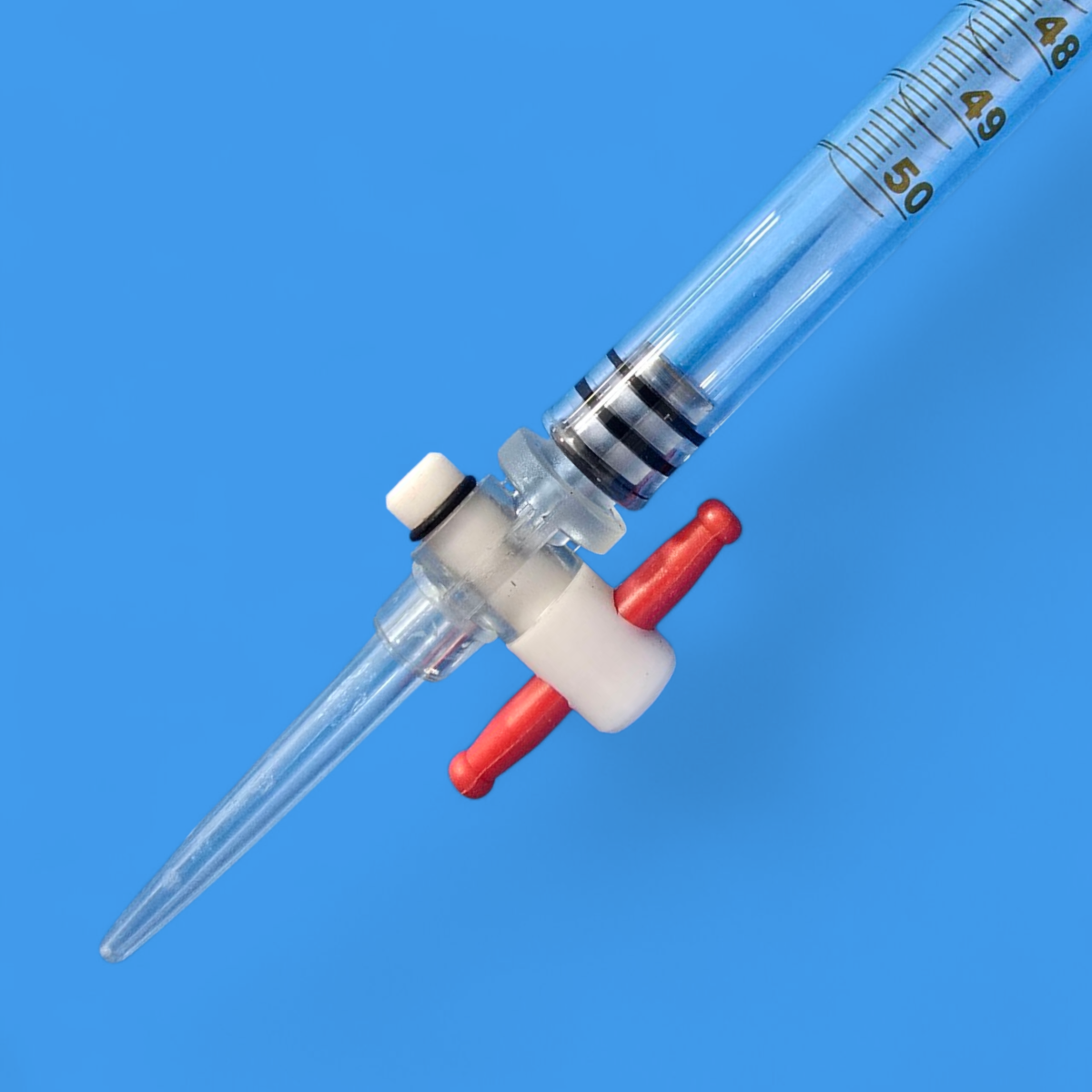 Burette 50 ml classe B robinet détachable PP avec clé PTFE GLASSCO – Image 2