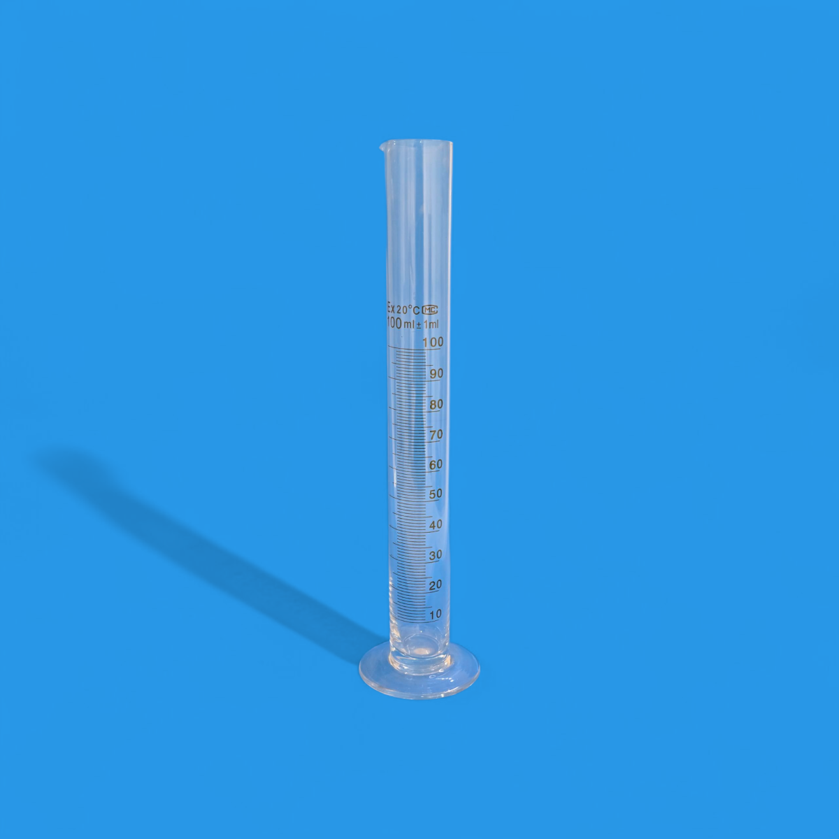 Eprouvette graduée 100ml classe B basse ronde MC – Image 1